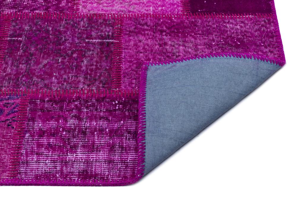 Apex Patchwork Halı Fuşya 26677 120 x 180 cm