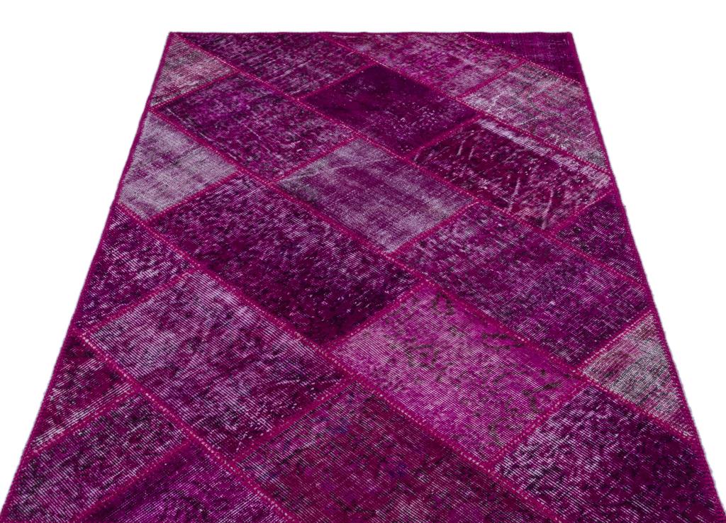 Apex Patchwork Halı Fuşya 26699 120 x 180 cm