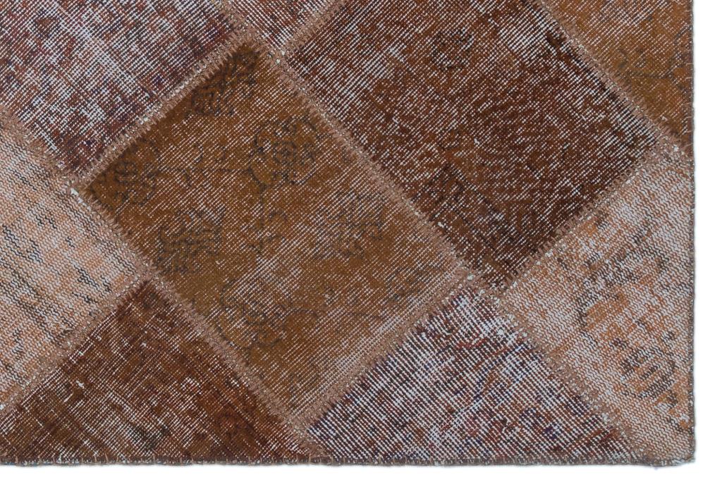 Apex Patchwork Halı Kahve 22240 120 x 180 cm