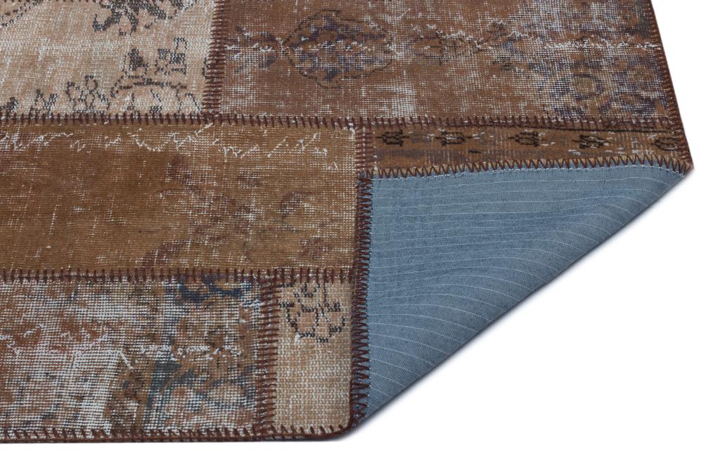 Apex Patchwork Halı Kahve 25048 80 x 150 cm
