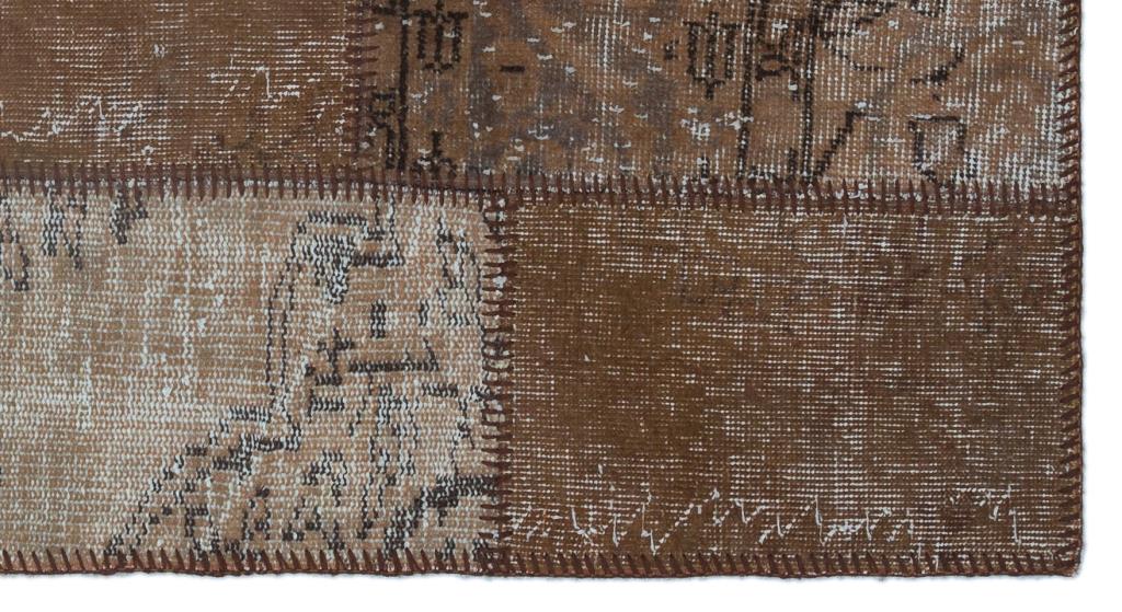 Apex Patchwork Halı Kahve 25048 80 x 150 cm