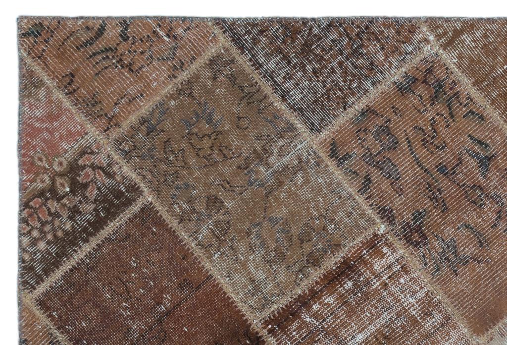 Apex Patchwork Halı Kahve 25092 120 x 180 cm