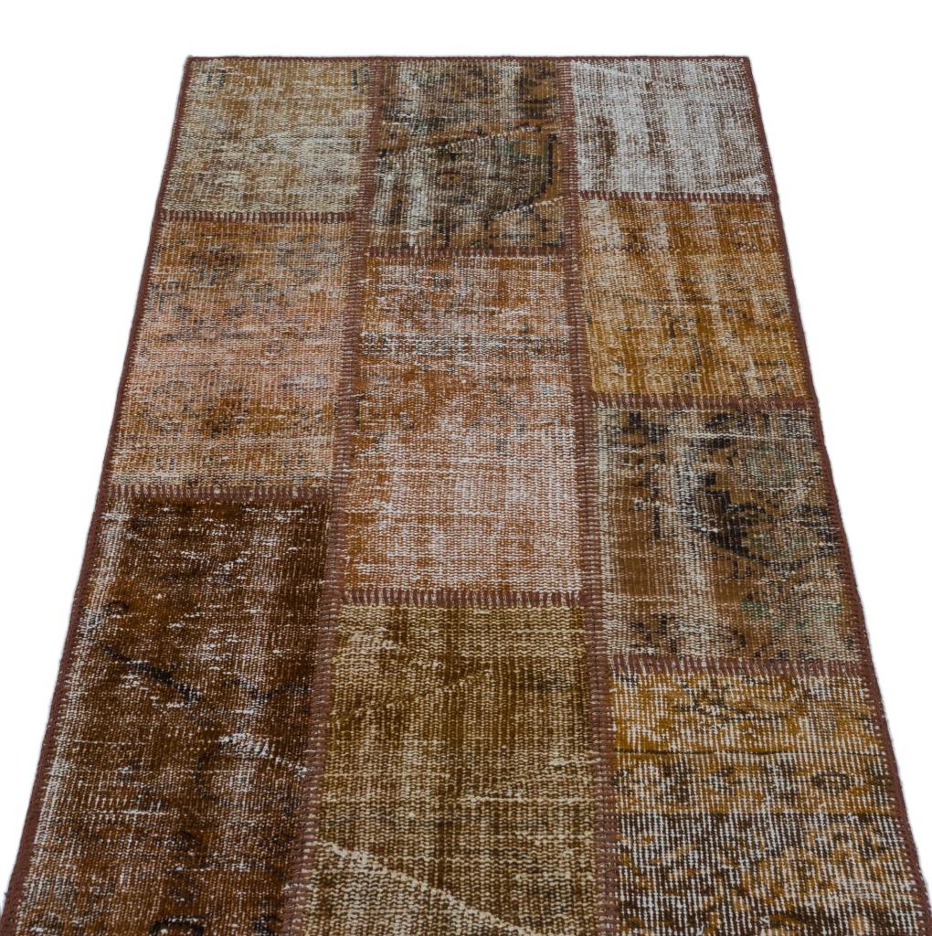 Apex Patchwork Halı Kahve 26149 80 x 150 cm