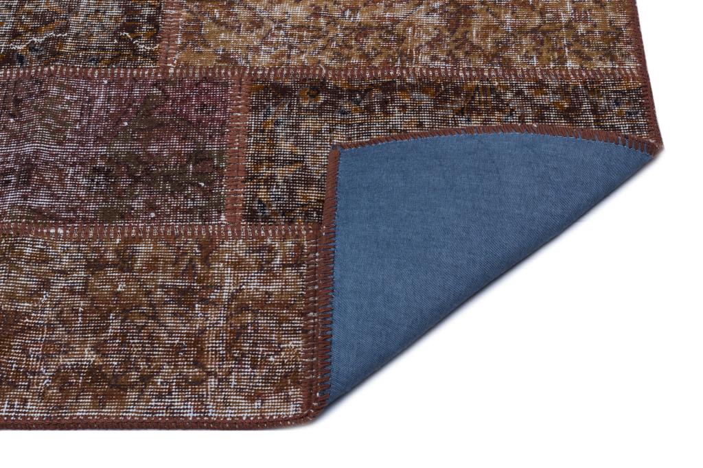 Apex Patchwork Halı Kahve 26194 80 x 150 cm