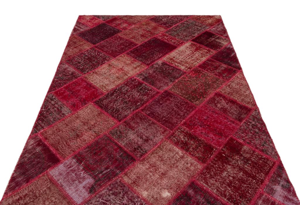 Apex Patchwork Halı Kırmızı 21993 160 x 230 cm