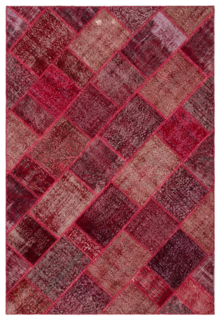 Apex Patchwork Halı Kırmızı 21993 160 x 230 cm