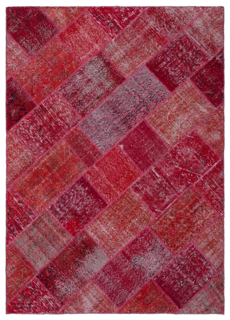 Apex Patchwork Halı Kırmızı 22009 160 x 230 cm