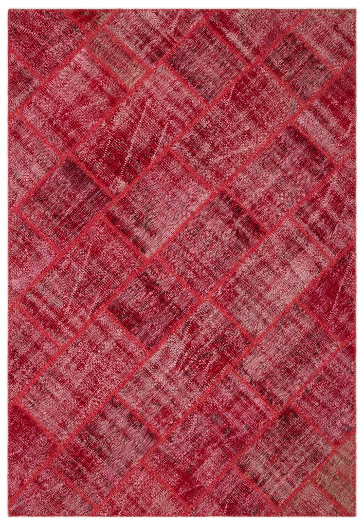Apex Patchwork Halı Kırmızı 22023 160 x 230 cm