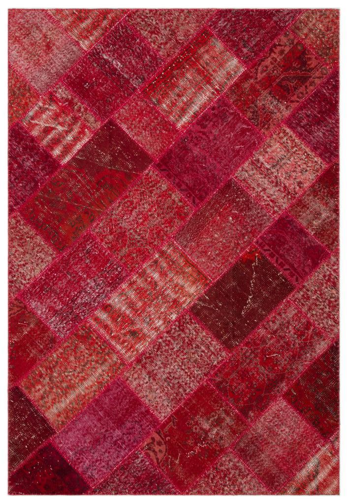Apex Patchwork Halı Kırmızı 22072 160 x 230 cm