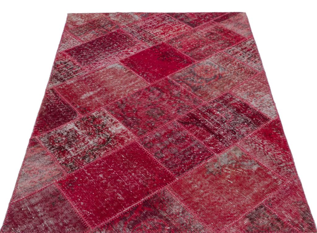 Apex Patchwork Halı Kırmızı 22210 120 x 180 cm