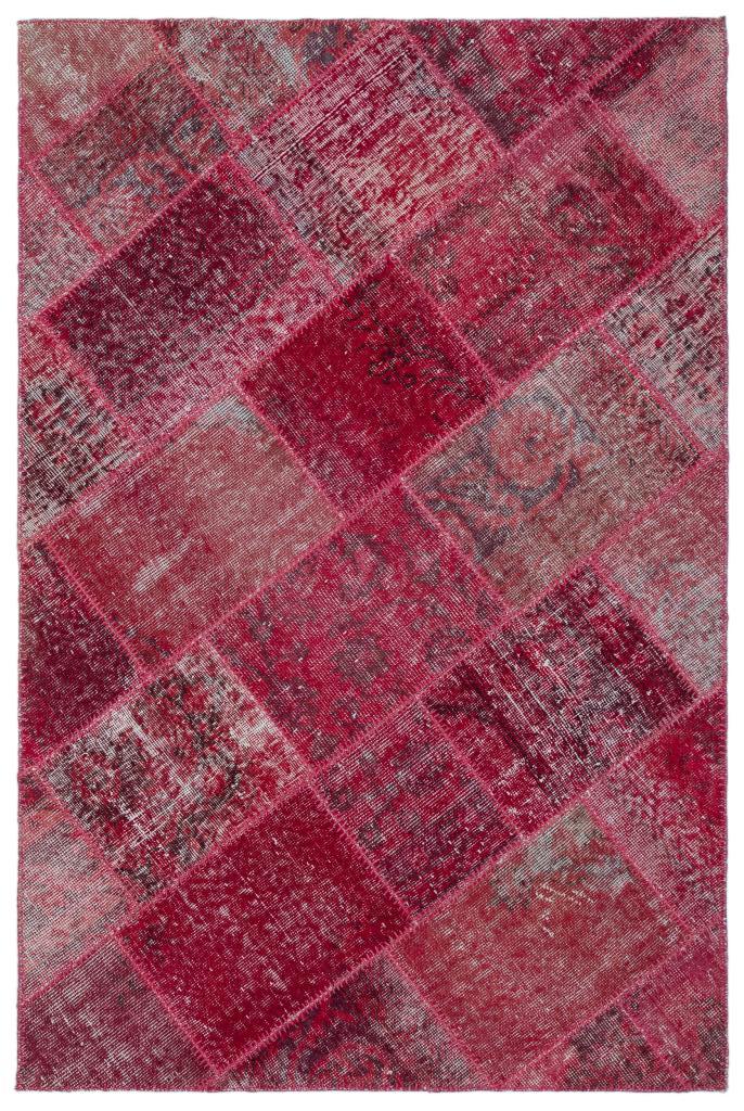 Apex Patchwork Halı Kırmızı 22210 120 x 180 cm