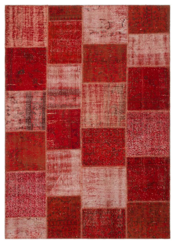 Apex Patchwork Halı Kırmızı 22283 160 x 230 cm