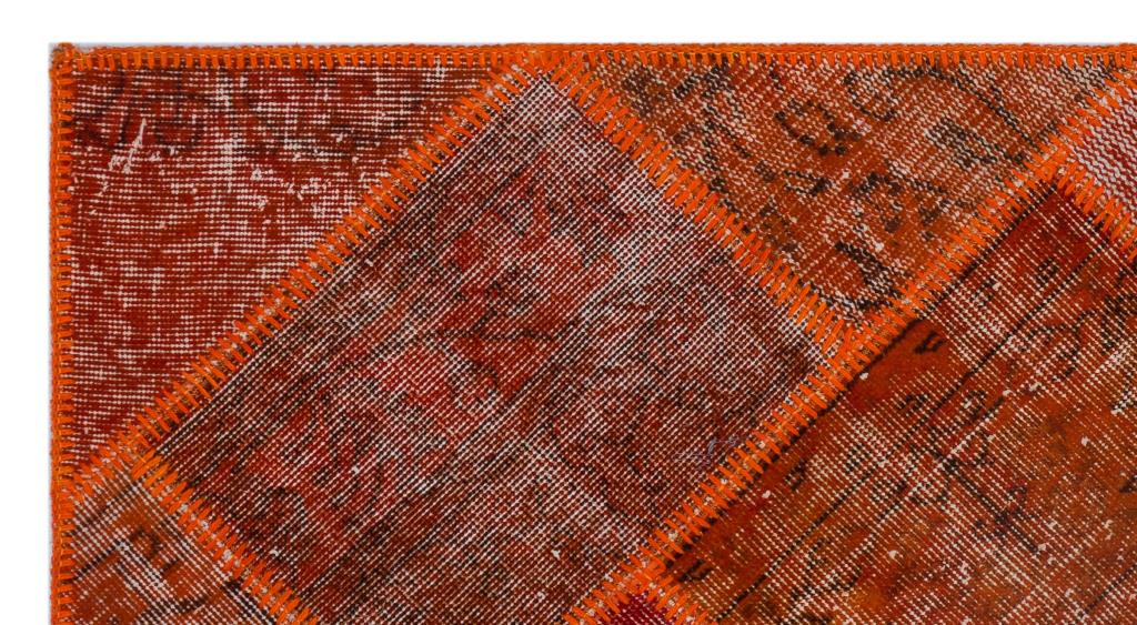 Apex Patchwork Halı Kırmızı 25980 80 x 150 cm