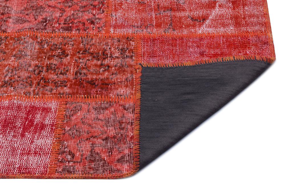 Apex Patchwork Halı Kırmızı 26047 80 x 150 cm