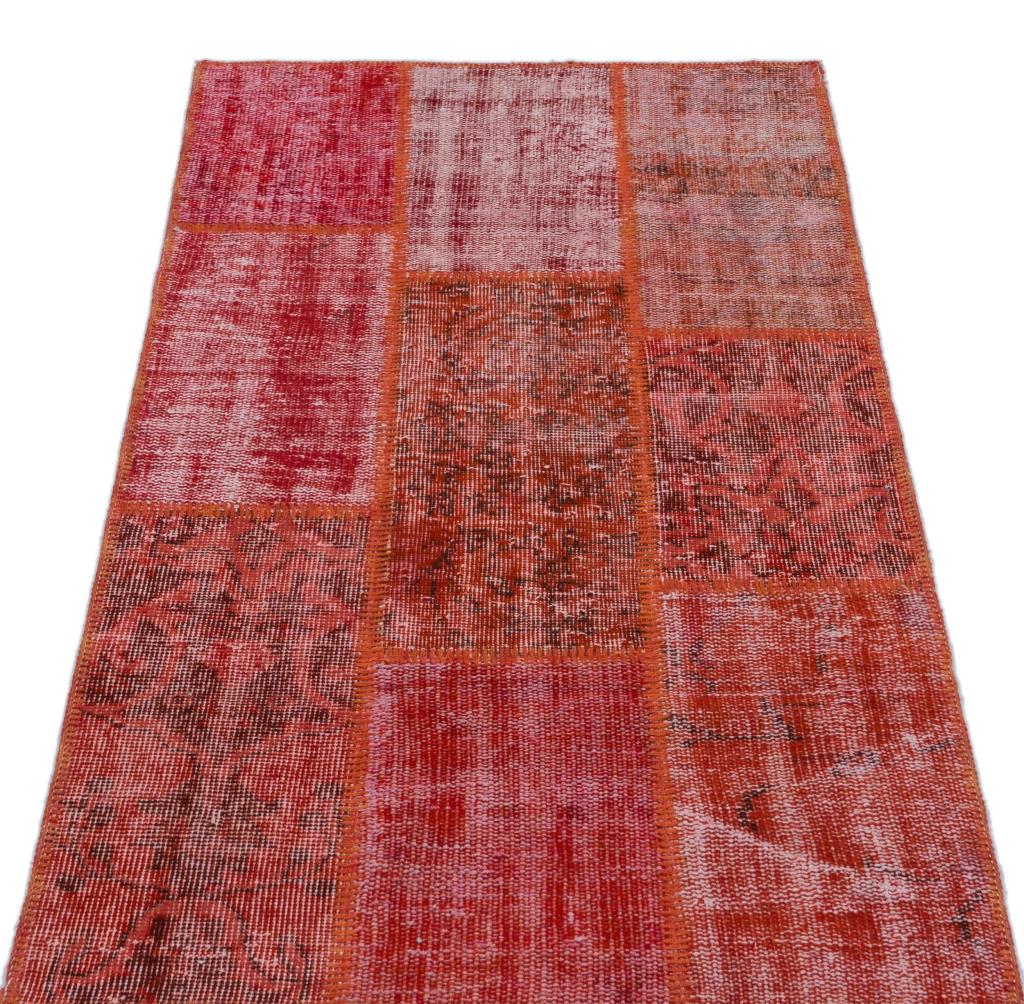 Apex Patchwork Halı Kırmızı 26047 80 x 150 cm