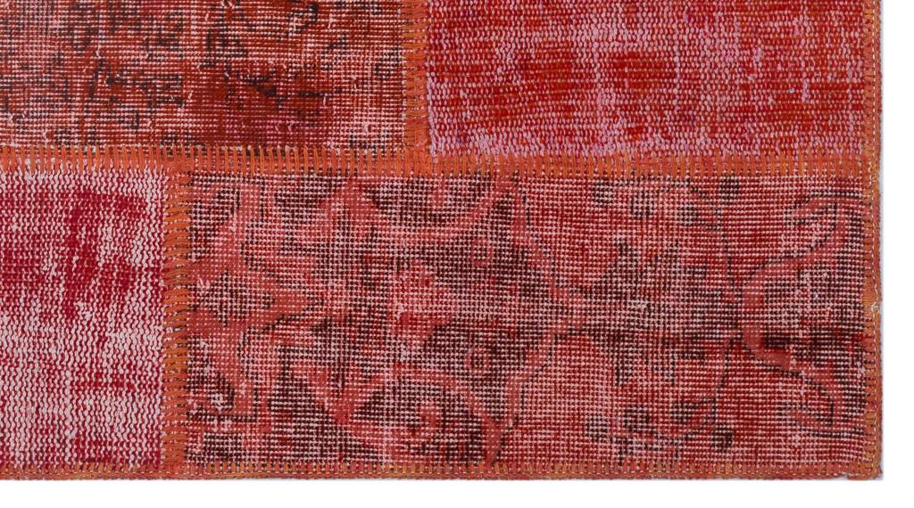 Apex Patchwork Halı Kırmızı 26047 80 x 150 cm