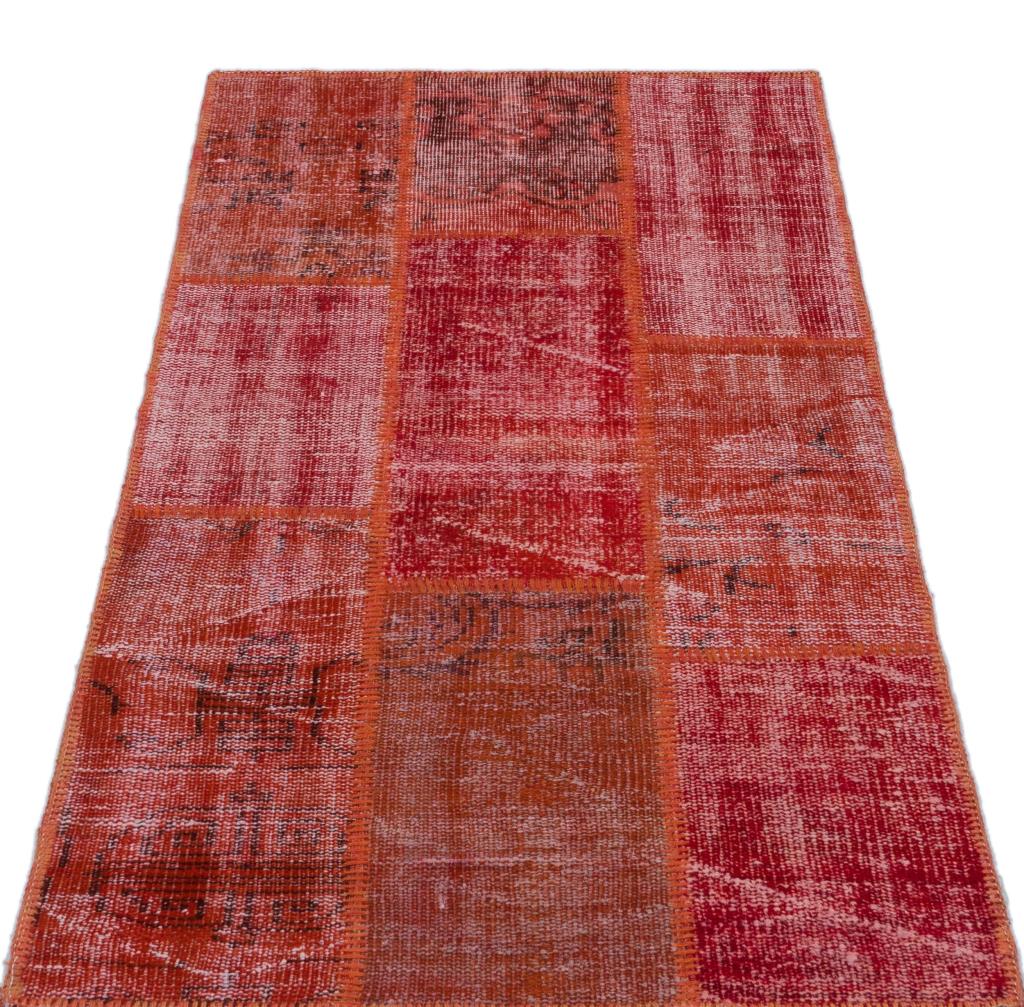 Apex Patchwork Halı Kırmızı 26080 80 x 150 cm