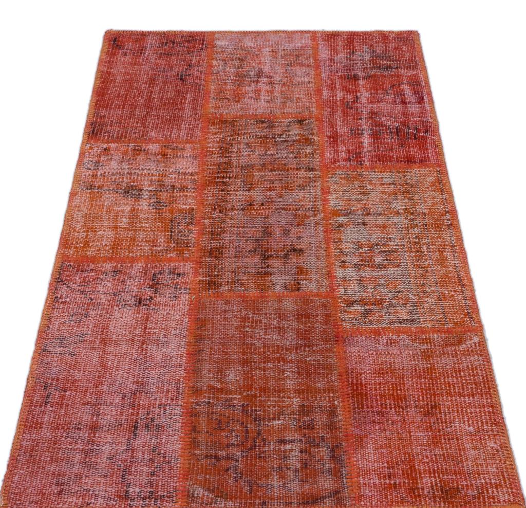 Apex Patchwork Halı Kırmızı 26178 80 x 150 cm