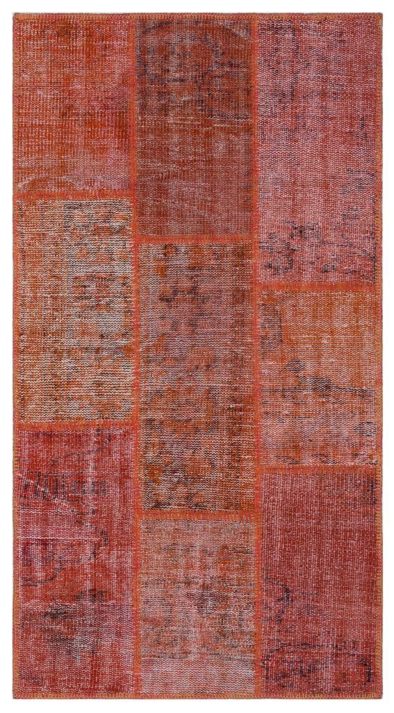 Apex Patchwork Halı Kırmızı 26178 80 x 150 cm