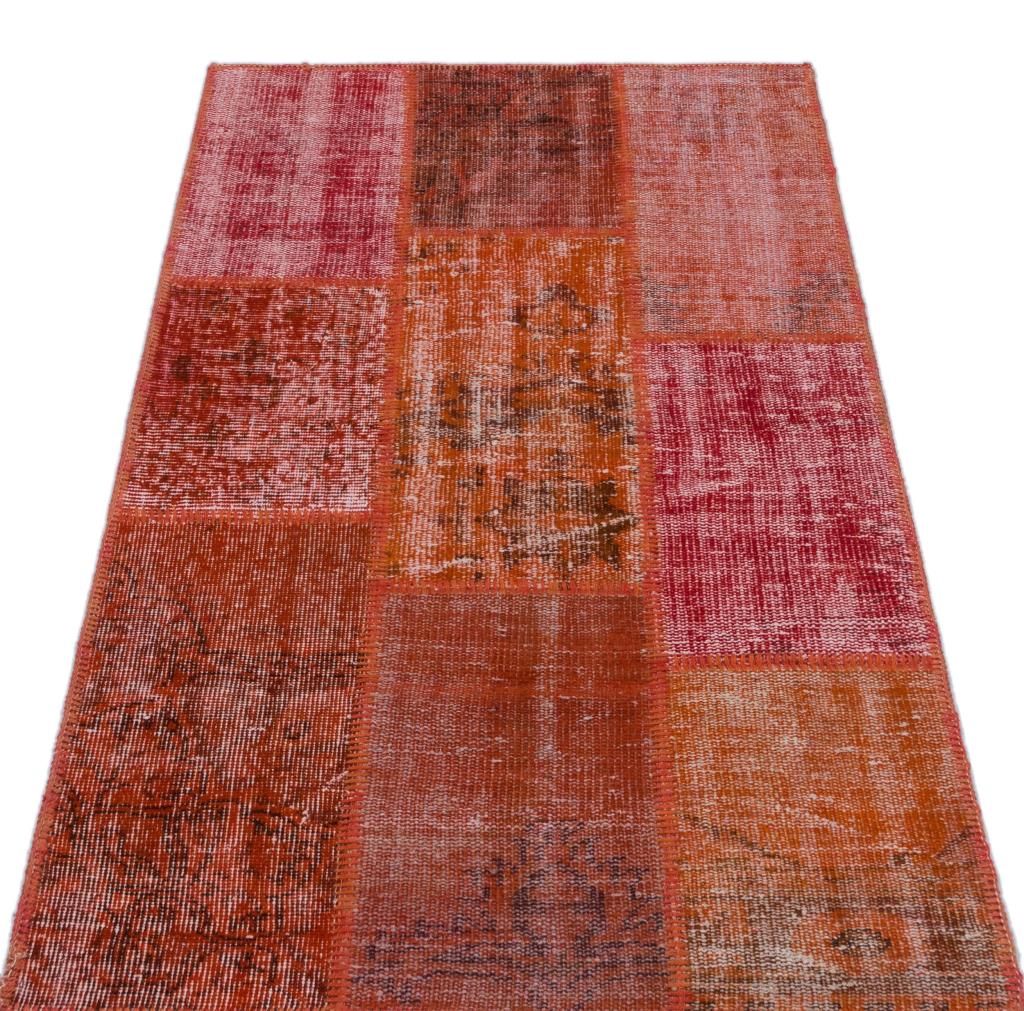 Apex Patchwork Halı Kırmızı 26183 80 x 150 cm