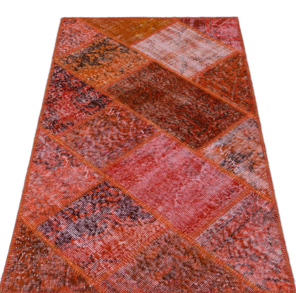 Apex Patchwork Halı Kırmızı 26184 80 x 150 cm