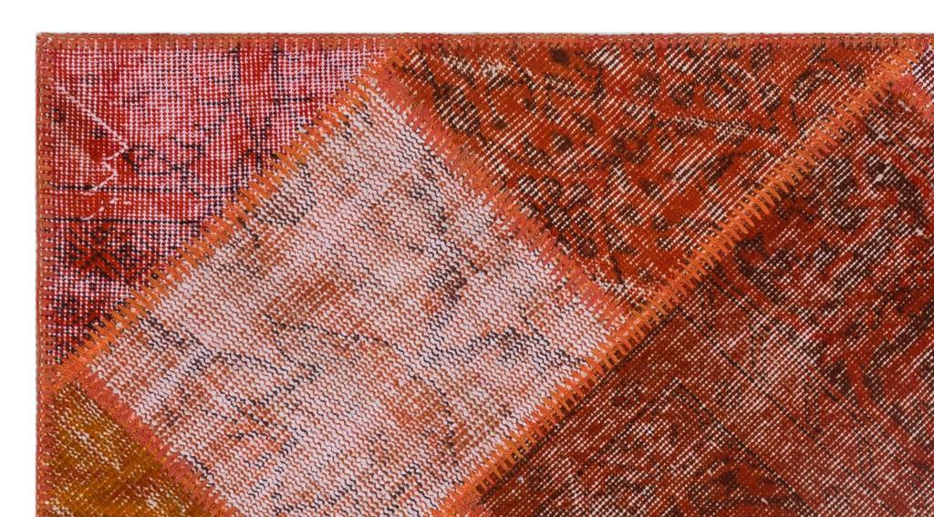 Apex Patchwork Halı Kırmızı 26184 80 x 150 cm