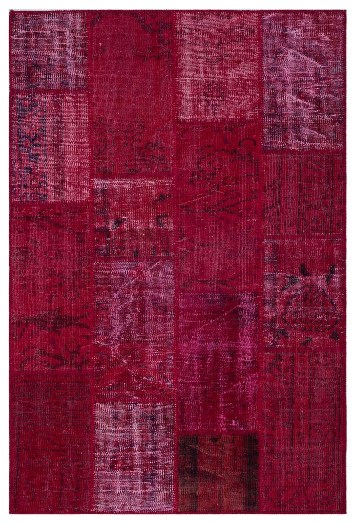 Apex Patchwork Halı Kırmızı 26258 120 x 180 cm