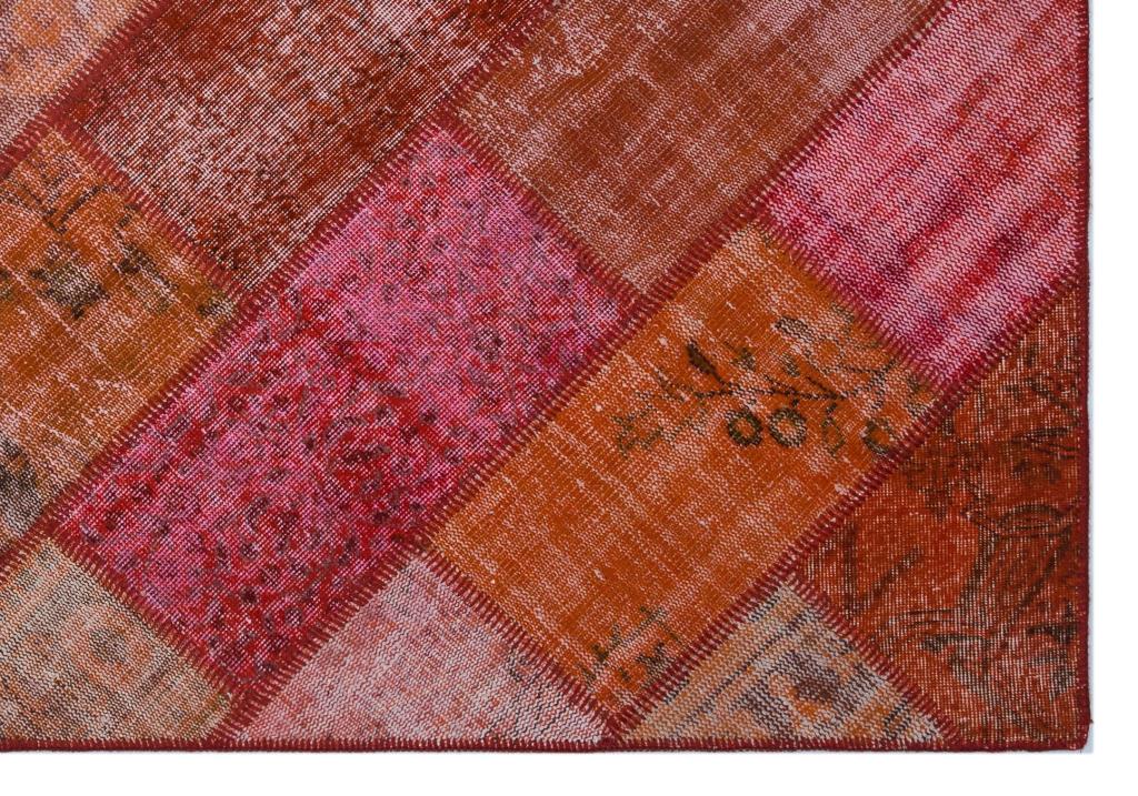 Apex Patchwork Halı Kırmızı 26296 160 x 230 cm