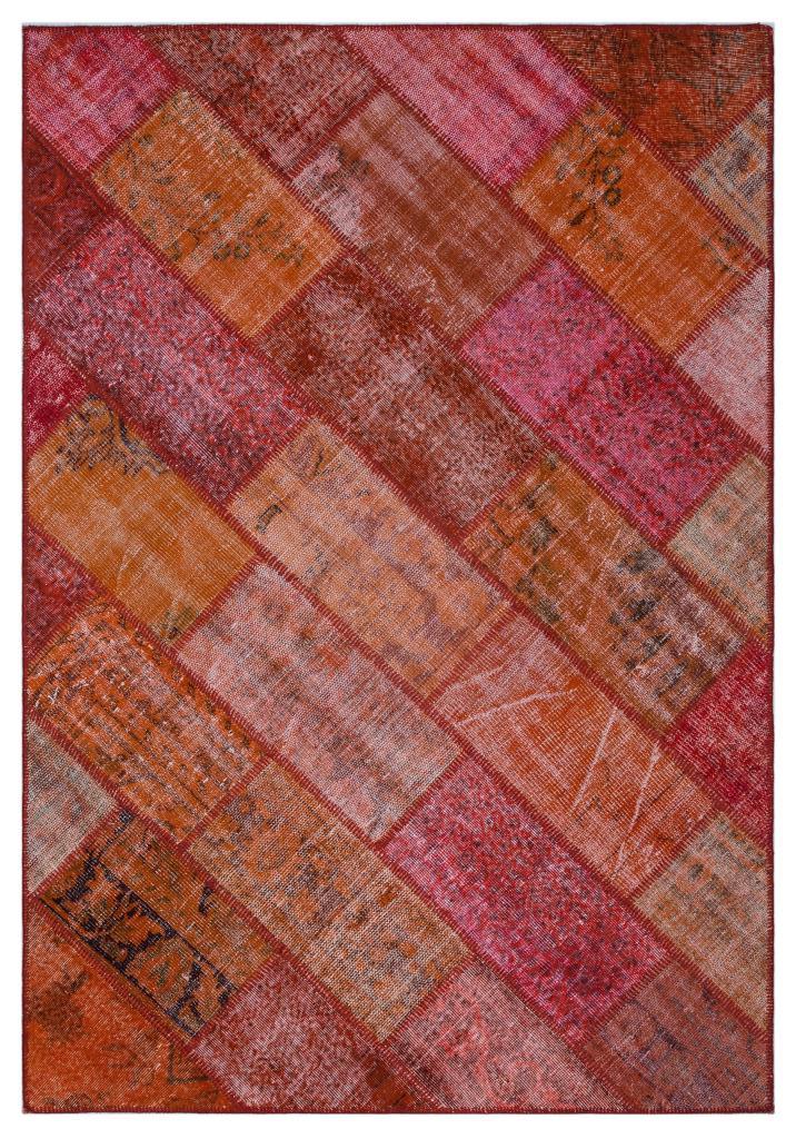 Apex Patchwork Halı Kırmızı 26296 160 x 230 cm