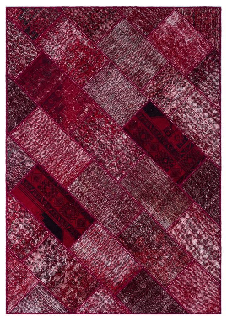 Apex Patchwork Halı Kırmızı 26321 160 x 230 cm