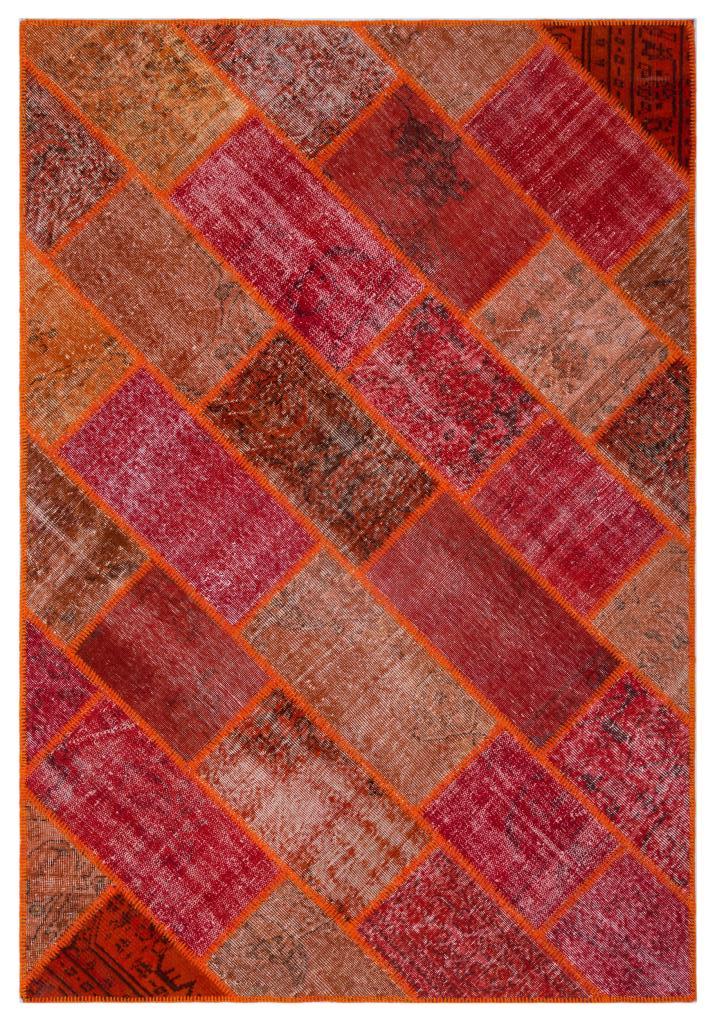 Apex Patchwork Halı Kırmızı 26350 160 x 230 cm