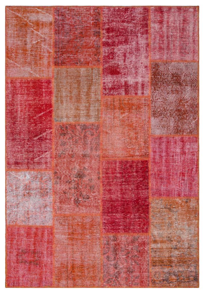Apex Patchwork Halı Kırmızı 26379 160 x 230 cm