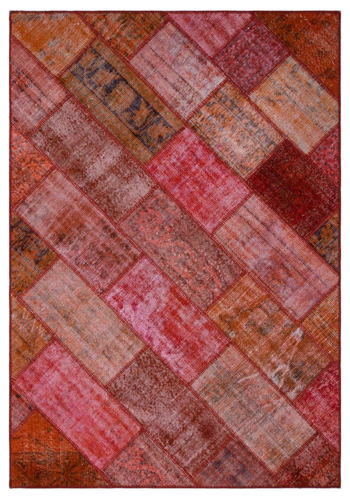 Apex Patchwork Halı Kırmızı 26454 160 x 230 cm