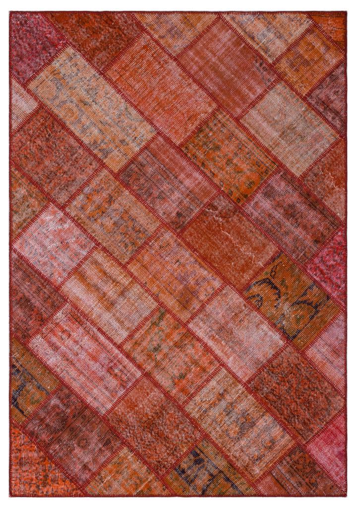 Apex Patchwork Halı Kırmızı 26457 160 x 230 cm