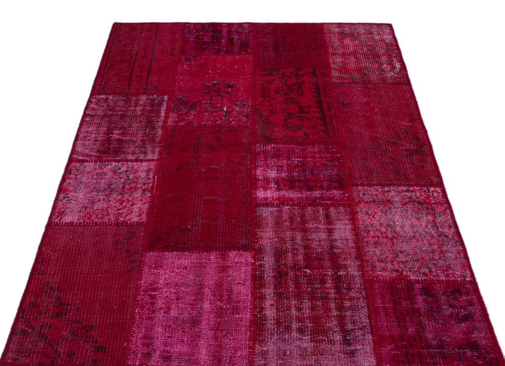 Apex Patchwork Halı Kırmızı 26562 120 x 180 cm