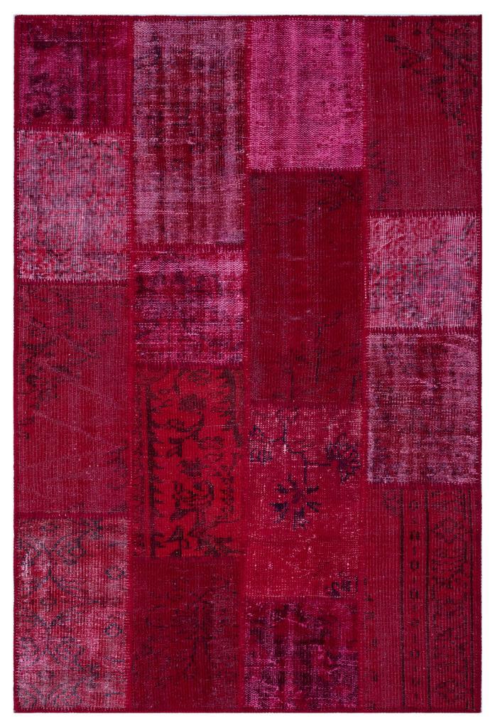 Apex Patchwork Halı Kırmızı 26562 120 x 180 cm