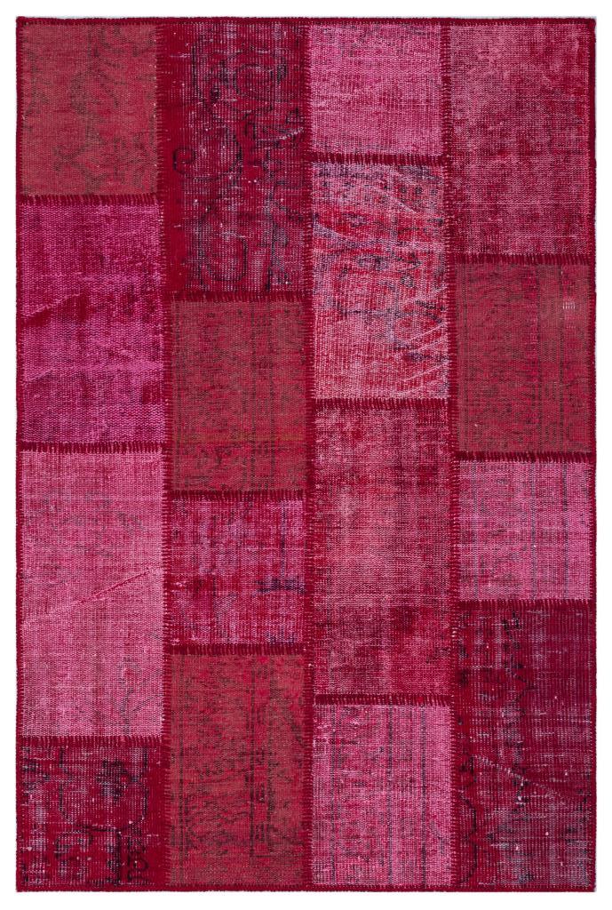 Apex Patchwork Halı Kırmızı 26633 120 x 180 cm