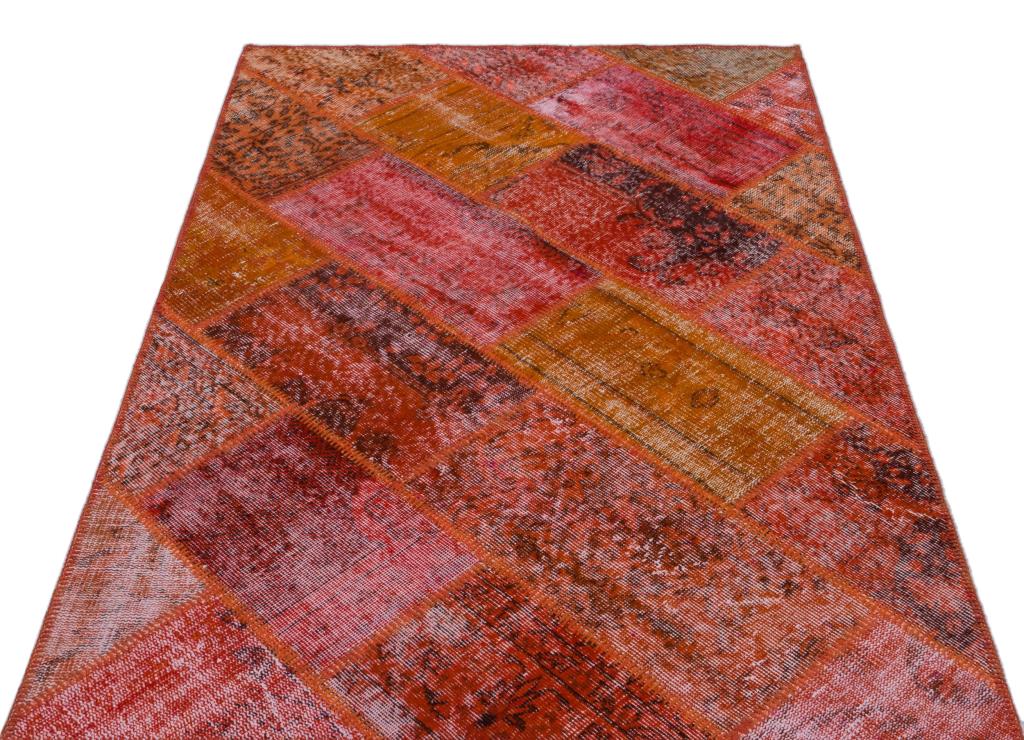 Apex Patchwork Halı Kırmızı 26666 120 x 180 cm