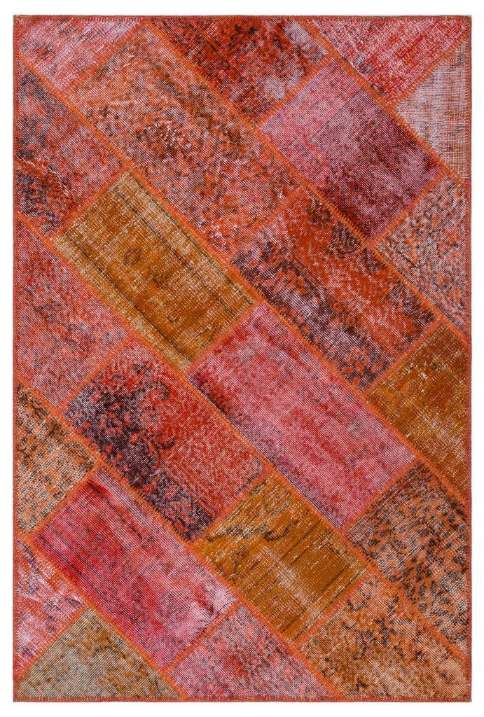 Apex Patchwork Halı Kırmızı 26666 120 x 180 cm