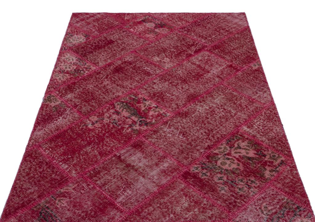 Apex Patchwork Halı Kırmızı 26684 120 x 180 cm