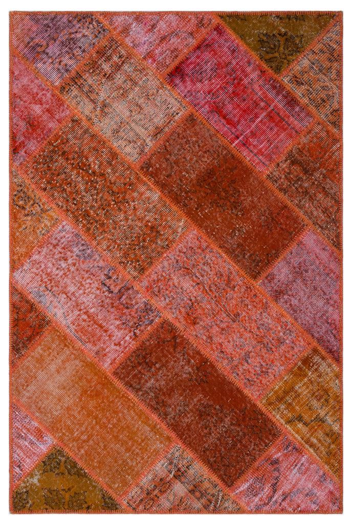 Apex Patchwork Halı Kırmızı 26707 120 x 180 cm