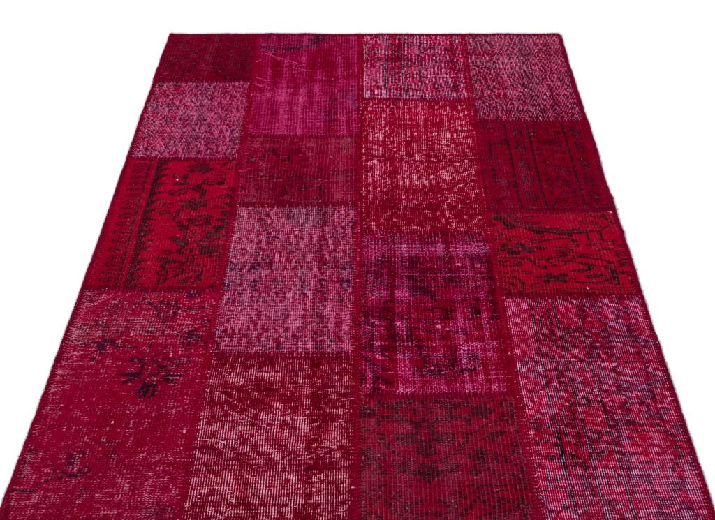 Apex Patchwork Halı Kırmızı 26728 120 x 180 cm
