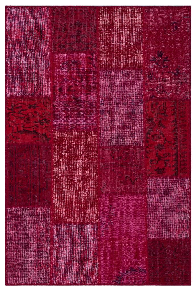 Apex Patchwork Halı Kırmızı 26728 120 x 180 cm
