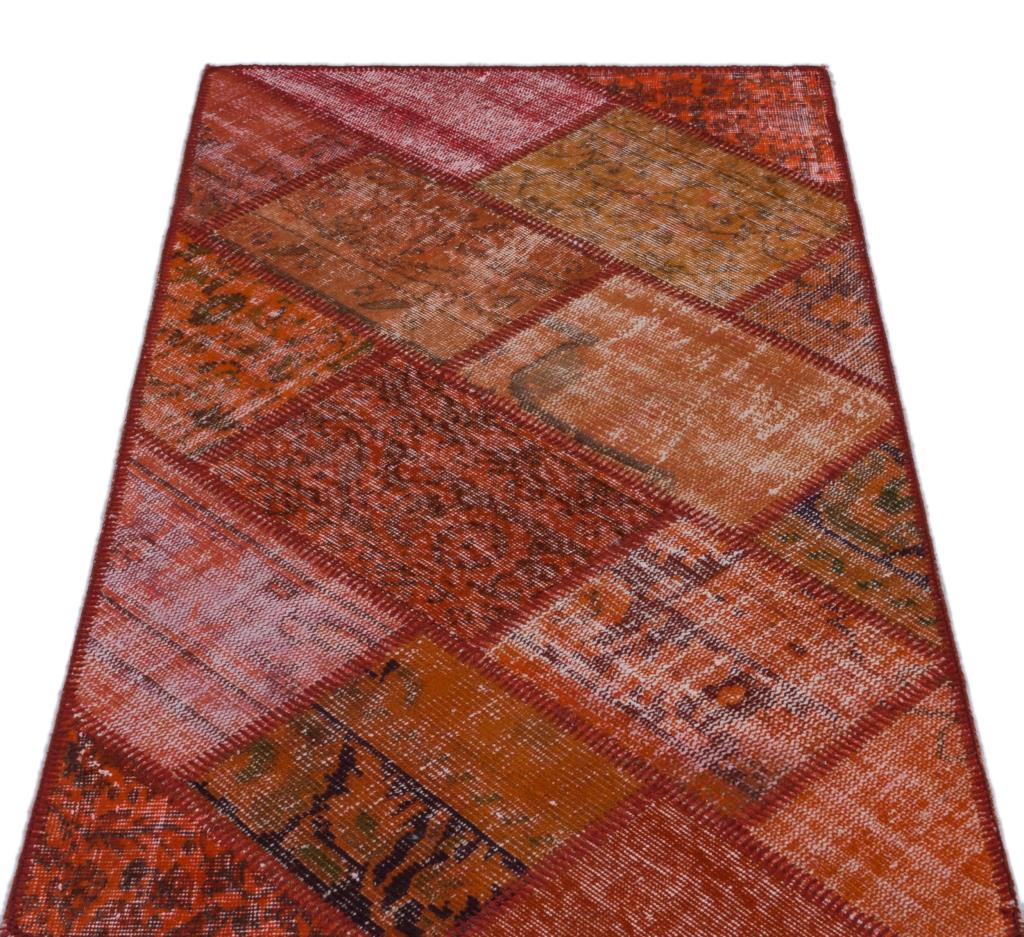 Apex Patchwork Halı Kırmızı 26734 82 x 151 cm