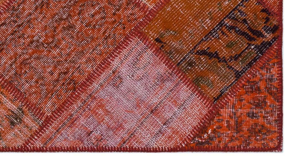Apex Patchwork Halı Kırmızı 26734 82 x 151 cm