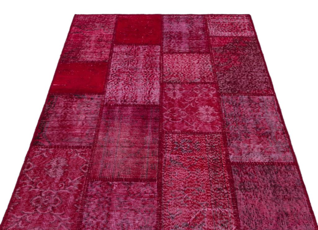 Apex Patchwork Halı Kırmızı 26830 120 x 180 cm