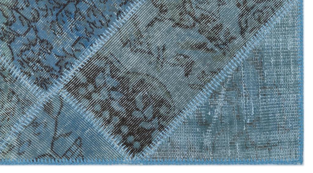 Apex Patchwork Halı Mavi 24707 80 x 150 cm