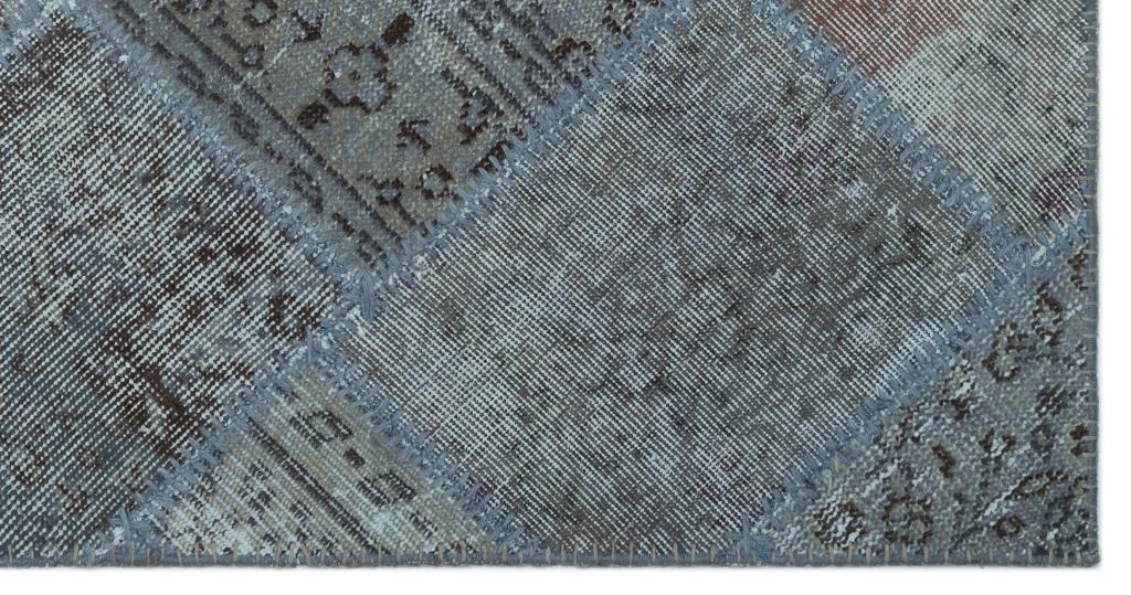 Apex Patchwork Halı Mavi 24737 80 x 150 cm