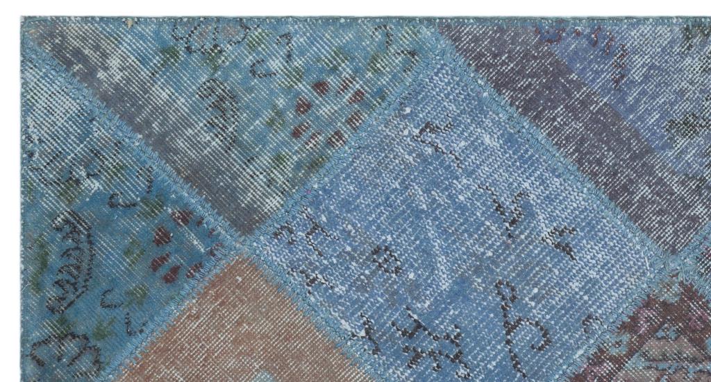 Apex Patchwork Halı Mavi 24752 80 x 150 cm