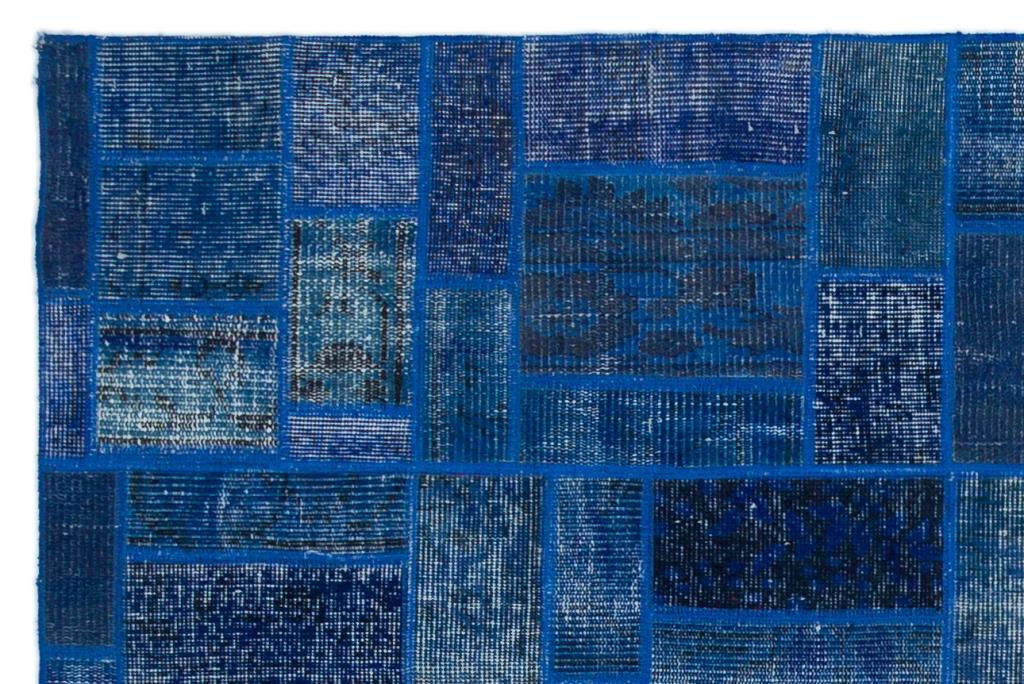 Apex Patchwork Halı Mavi 24856 120 x 182 cm